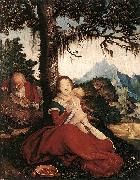 Hans Baldung Grien Rest on the Flight to Egypt oil painting artist